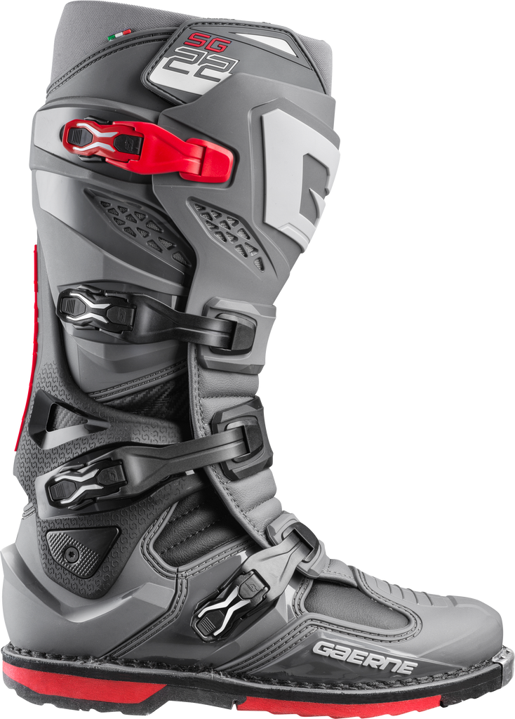 GAERNE SG.22 Boots Anthracite/Black/Red Size 12