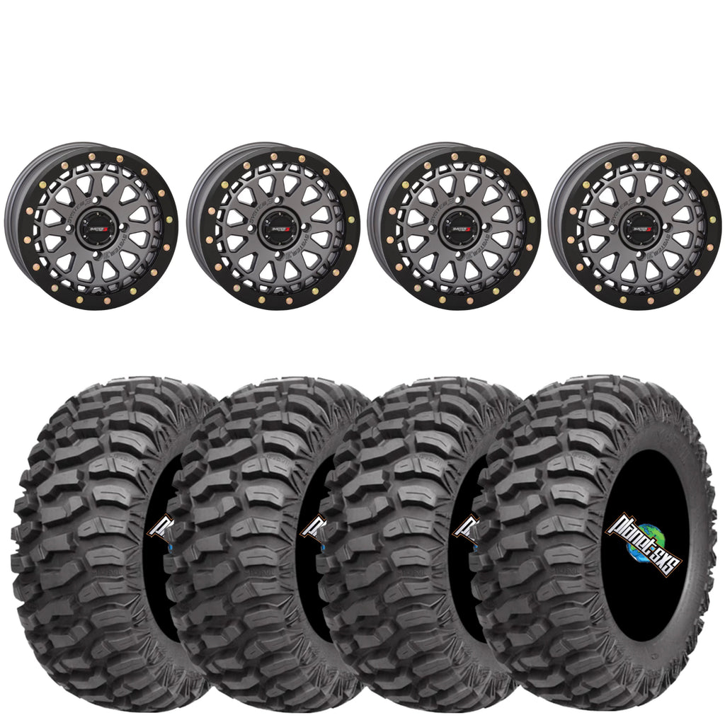 SYSTEM 3 SB6 BEADLOCK GUNMETAL ON AMS M1 EVIL