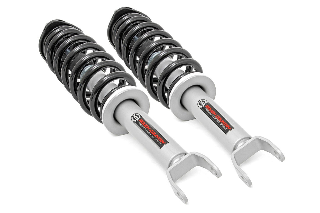 Rough Country | Loaded Strut Pair | 3 Inch | Ram 1500 4WD (2012-2018 & Classic) | 501086M