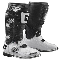 GAERNE SG-10 Boots Black/White Size 08 - Premium Racing Performance