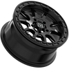 Valor Offroad V15 Satin Black w/ Red Rings Beadlock Wheels + System 3 XC450 Tires (Mounted Kit) β Satin Black Milled | 5x114.3 Bolt Pattern