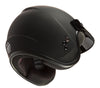 Of 2 Open Face Helmet Matte Black 2x
