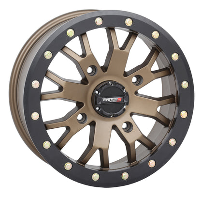 System 3 SB4 beadlock 14x7 15mm Maxxis Bighorn kit