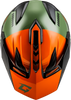 Gm 11 Ronin Helmet Orange/Green/Black Lg