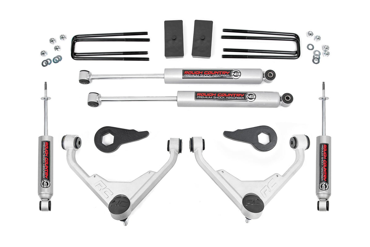 3 Inch Lift Kit | Chevy/GMC Sierra/Silverado 2500 HD Suburban/Yukon XL 2500 (01-10) | 8596N2