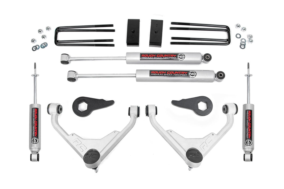 3 Inch Lift Kit | FK/FF Code | Chevy/GMC Sierra/Silverado 2500 HD Suburban/Yukon XL 2500 (01-10) | 859830
