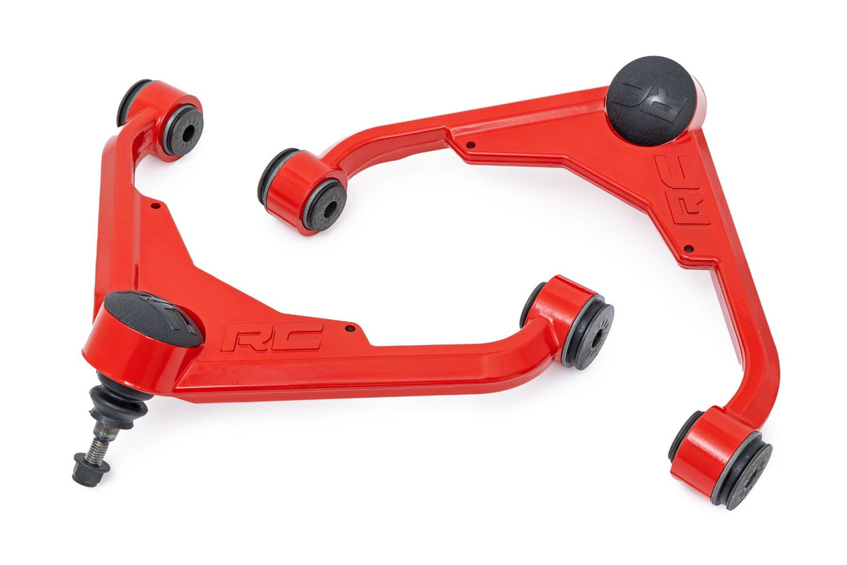 Red Forged Upper Control Arms | 3 Inch Lift | Chevy/GMC 2500HD (01-10) | 1859RED