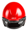Of 2 Open Face Helmet Red 2x