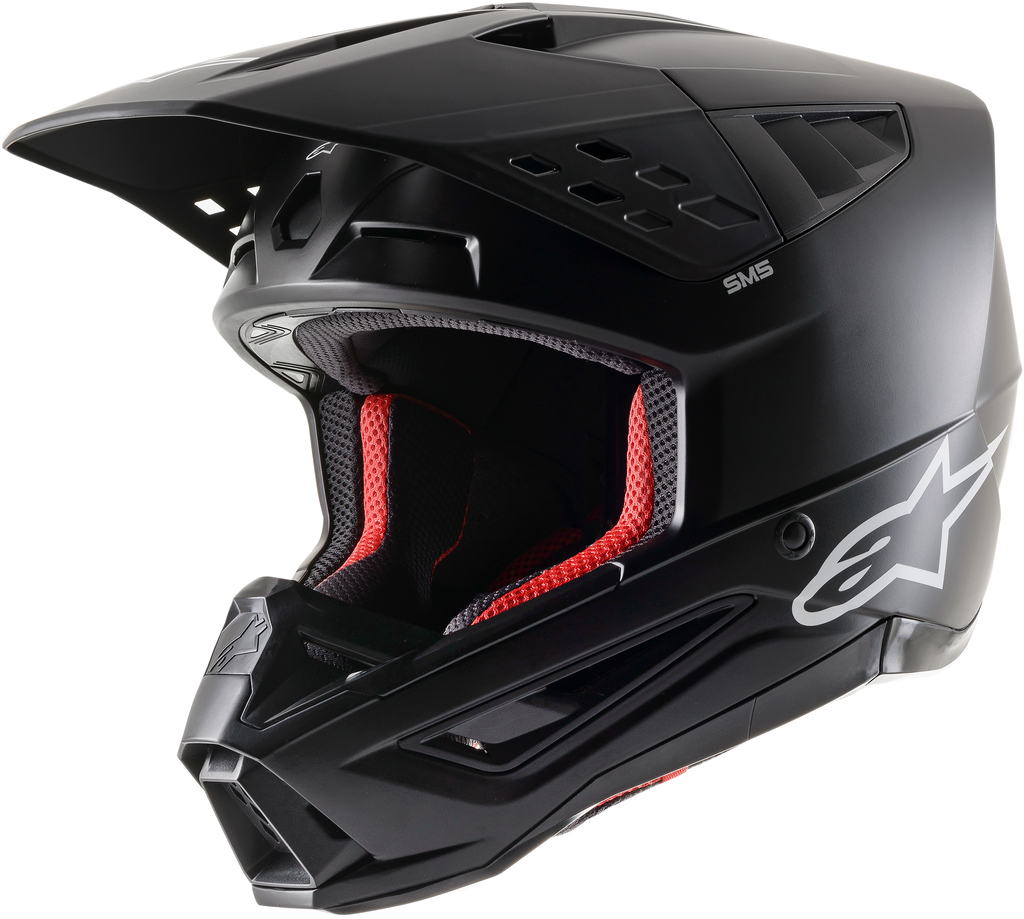 S M5 Solid Helmet Black Matt Sm