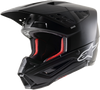 S M5 Solid Helmet Black Matt Md