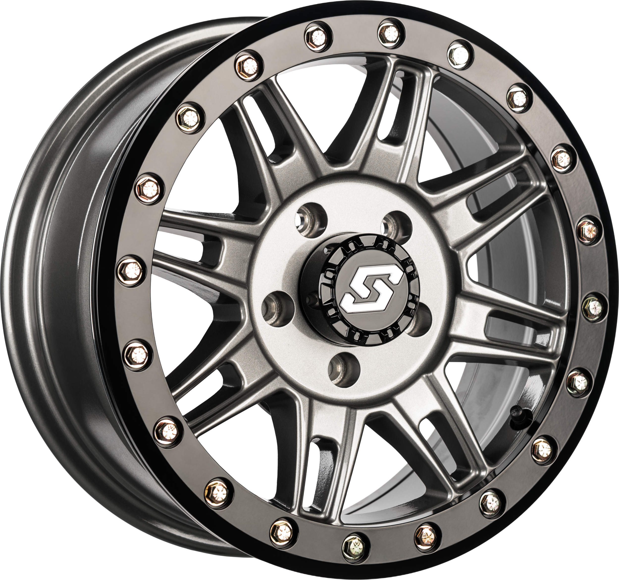 Clutch Bdlk Wheel 15x7 6/5.5 +72mm Gunmetal/Blk