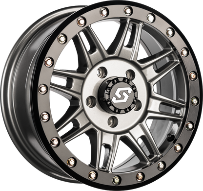 Clutch Bdlk Wheel 15x7 4/137 +10mm Gunmetal/Blk