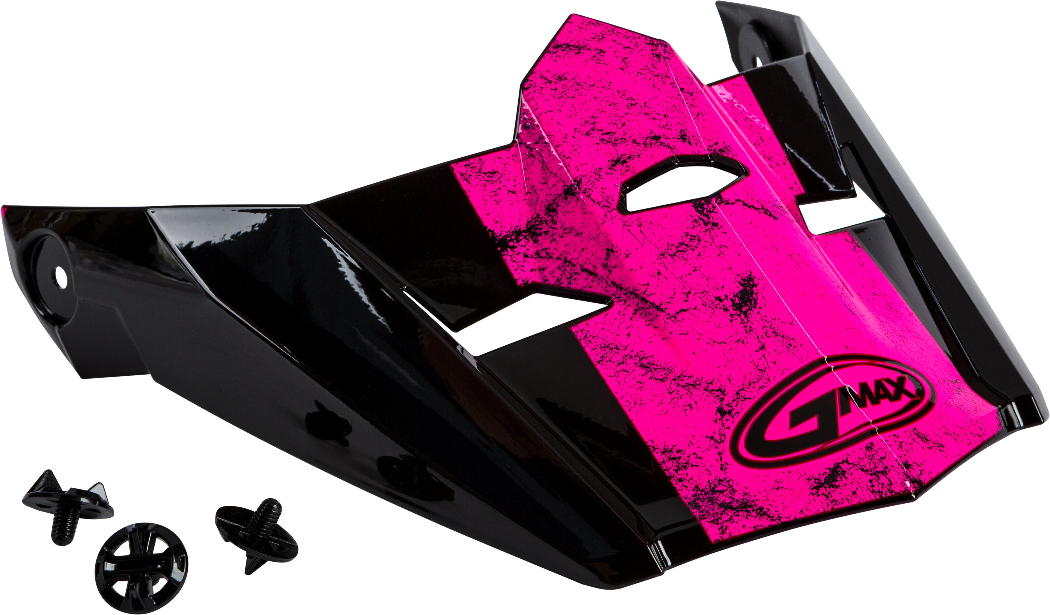 Visor W/Screws Dominant Mx 46 Black/Pink/White Md 2x