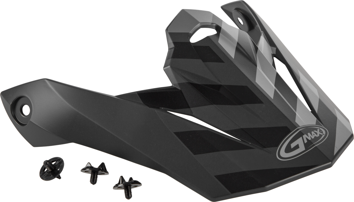 Visor W/Screws Fame Mx 86 Matte Dark Grey/Black