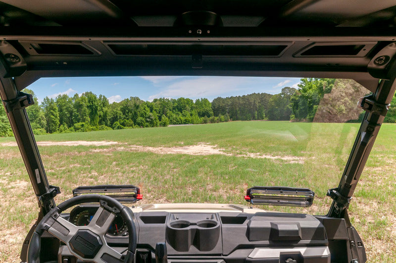 Seizmik 15-23 Polaris Ranger 500/ 570/ EV Mid-Size Pro-fit Tool-Less Windshield Vented Poly UV