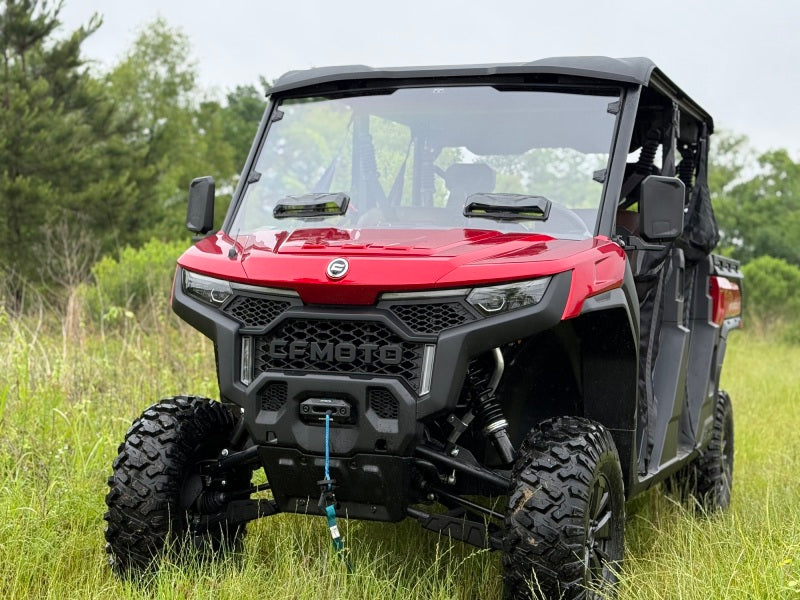 Seizmik 25+ CF Moto U10/ 10 XL Pro Toolless Windshield - Hardcoated