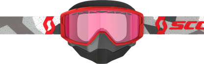 Primal Snow Cross Goggle Camo White/Red Rose Tint