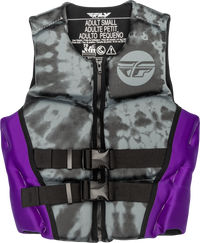 Wmn's Neoprene Flotation Vest Purple/Grey/Black Lg