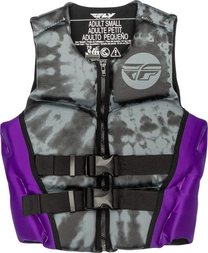 Wmn's Neoprene Flotation Vest Purple/Grey/Black Md