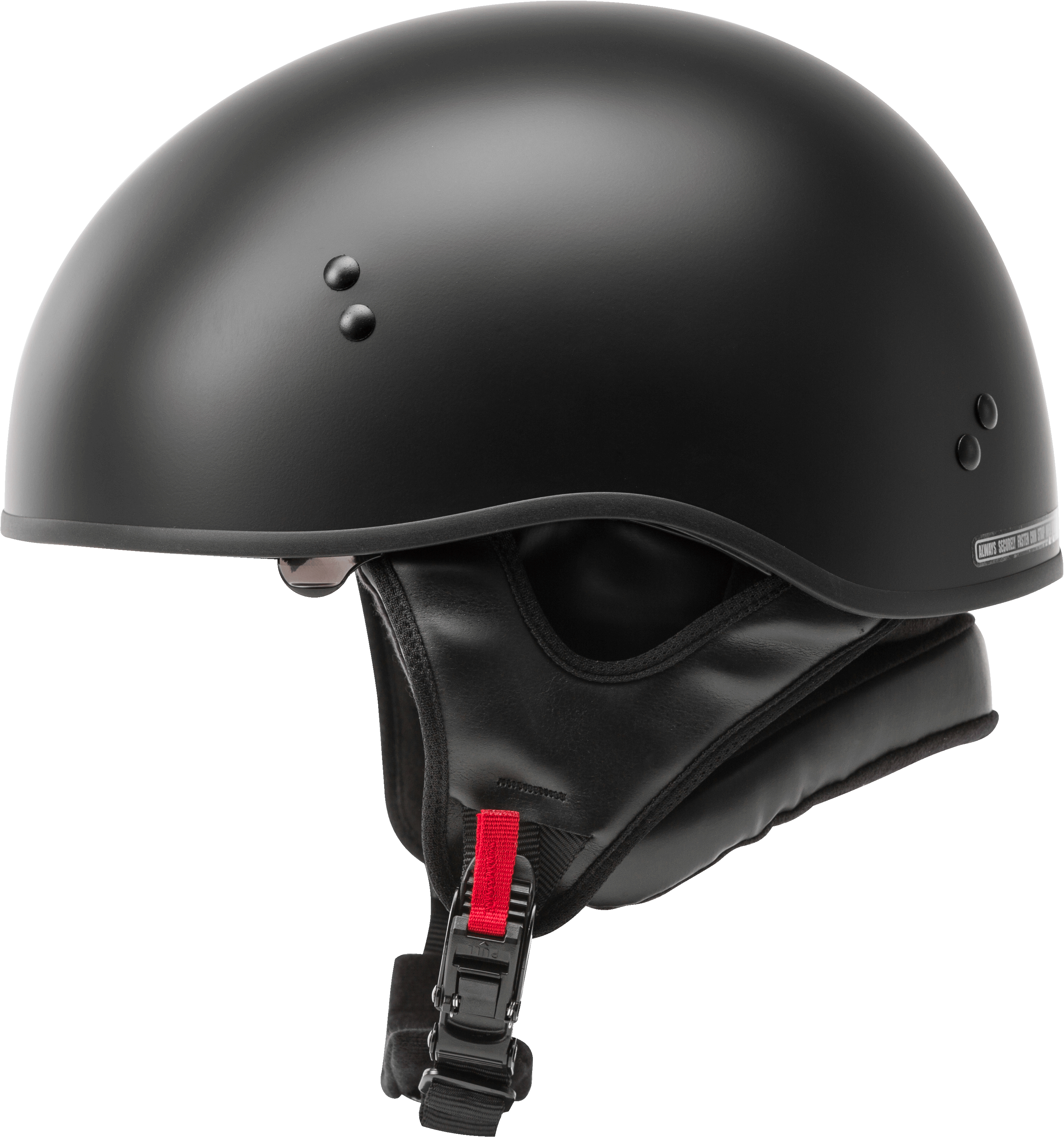 Hh 65 Half Helmet Naked Matte Black Lg