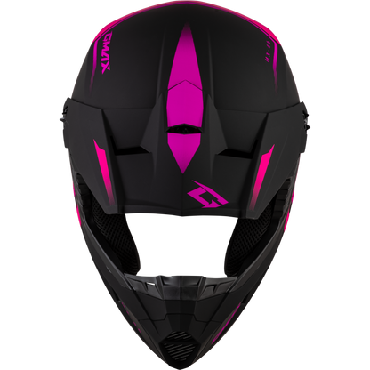 Mx 46 Compound Helmet Matte Black/Pink Xl
