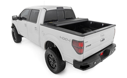 Hard Tri-Fold Flip Up Bed Cover | 5'7" Bed | Ford F-150 2WD/4WD (2004-2014) | 49214550