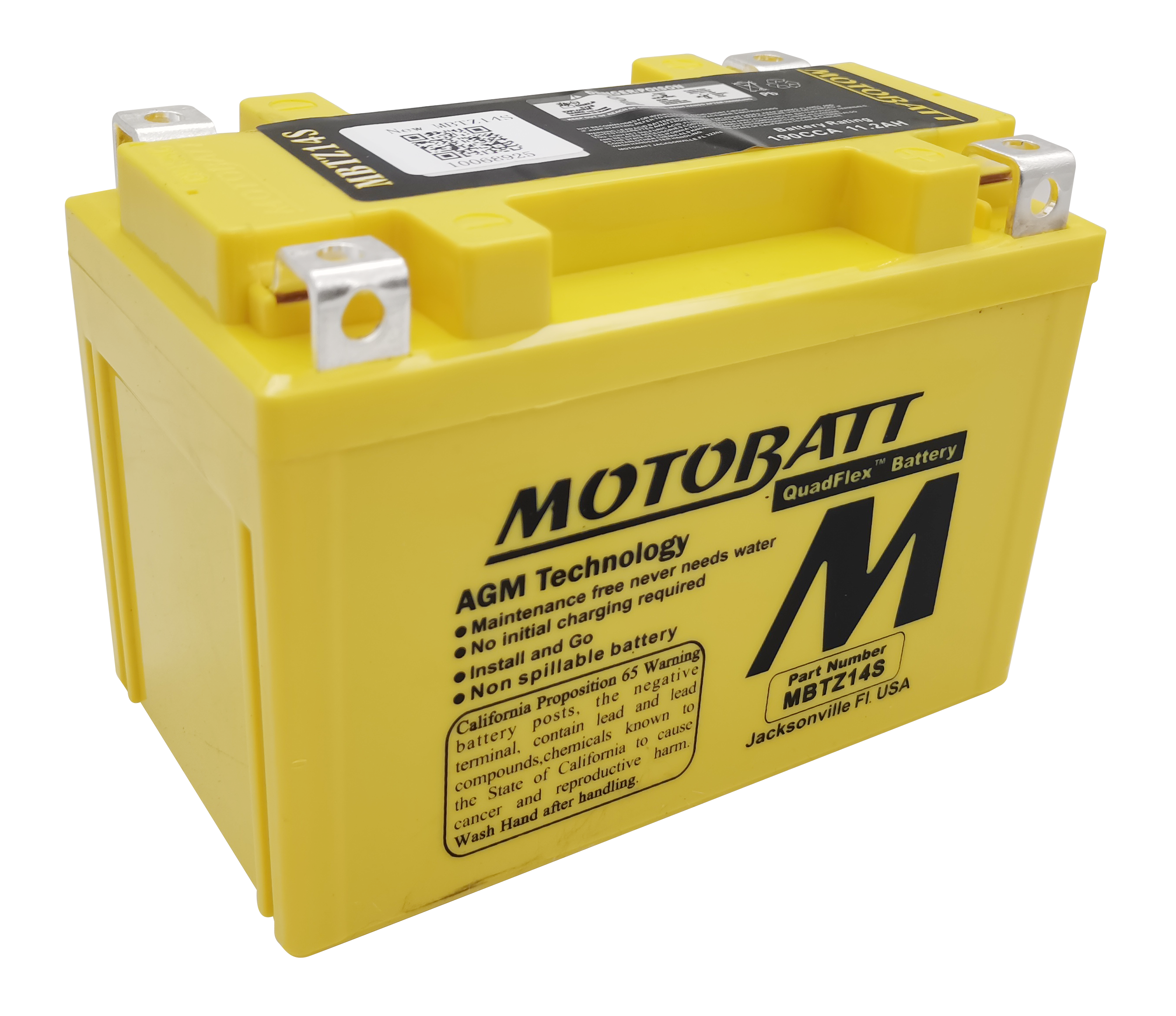 Battery Mbtz14s Sealed Factory Activated