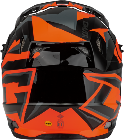 Mx 96 Splinter Helmet Black/Orange Md