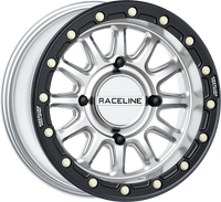 Alpha Hyper Wheel 4/156 Hyper Silver/Blk 15x7 (+10mm)