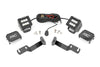 LED Light Kit | Ditch Mount | 2" Black Pair | Flood | Toyota Tacoma (05-15) | 71088