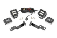 LED Light Kit | Ditch Mount | 2" Black Pair | Flood | Toyota Tacoma (05-15) | 71088