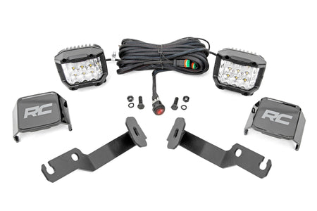 LED Light Kit | Ditch Mount |  3" OSRAM | Wide | Toyota Tacoma 2WD/4WD (05-15) | 71091