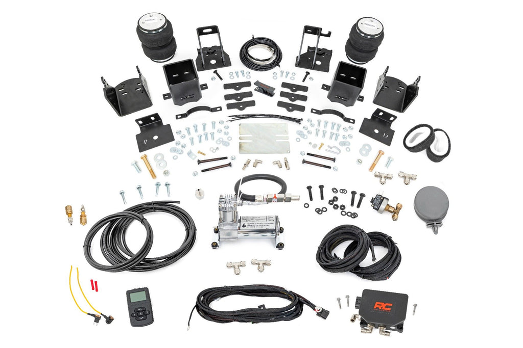 Air Spring Kit w/compressor | Wireless Controller | 3-6" Lifts | Ford F-250/F-350 Super Duty (05-16) | 10020WC