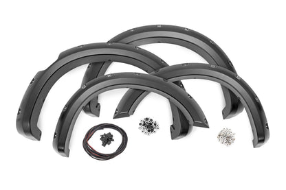 Pocket Fender Flares | Crew Cab | Nissan Titan 2WD/4WD (2017-2024) | F-N101705A