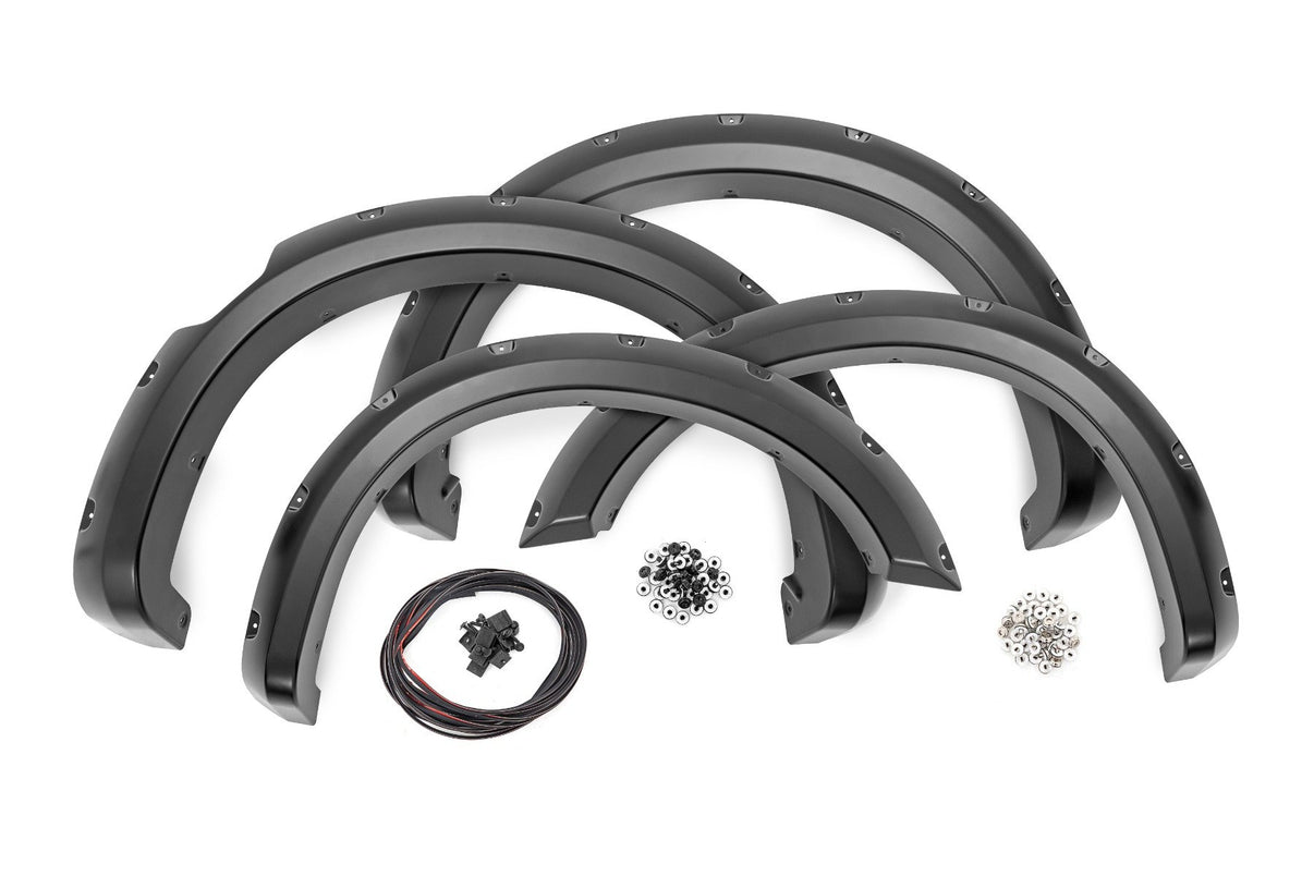 Pocket Fender Flares | G41 Magnetic Black | Nissan Titan 2WD/4WD (2017-2024) | F-N101705A-G41