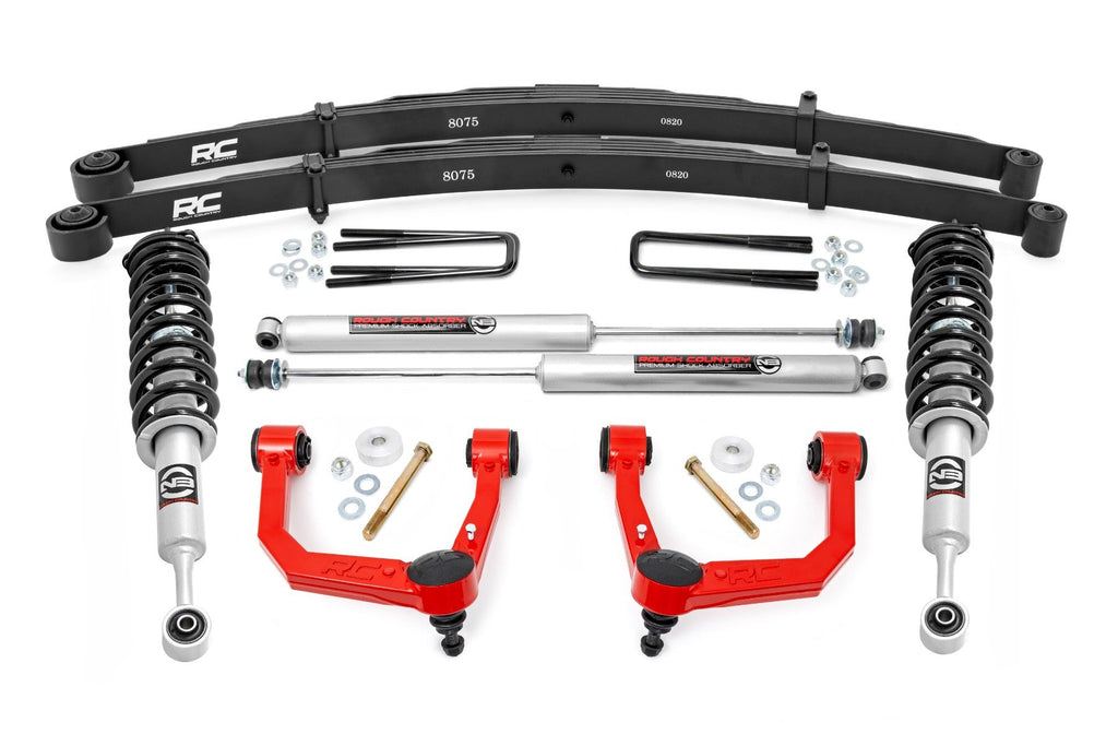 3.5 Inch Lift Kit | UCA | N3 Struts | Toyota Tacoma 4WD (2005-2023) | 74232RED