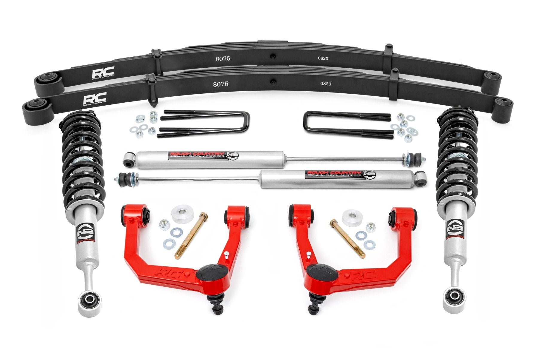 3.5 Inch Lift Kit | UCA | N3 Struts | Toyota Tacoma 4WD (2005-2023) | 74232RED
