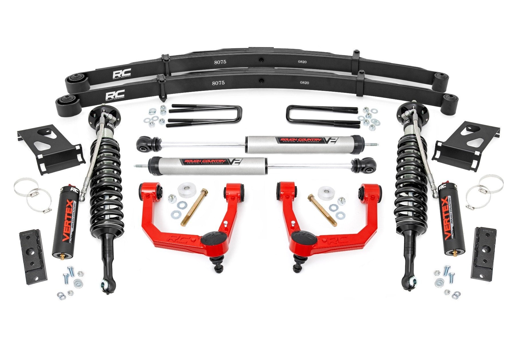 3.5 Inch Lift Kit | UCA | Vertex/V2 | Toyota Tacoma 4WD (2005-2023) | 74258RED