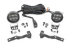 LED Light Kit | Ditch Mount | Black Series Round | 3.5 Inch | Amber DRL | Toyota Tacoma (16-23) | 71085