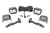 LED Light Kit | Ditch Mount |  3" OSRAM | Wide | Toyota Tacoma 2WD/4WD (16-23) | 71084