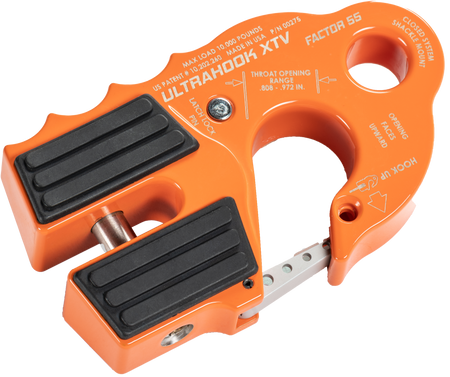 FACTOR 55 Ultrahook Xtv Winch Shackle Mount - Part No. 00275-07 - Orange