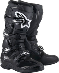 Alpinestars Tech 7 Boots Black Size 11 - Ultimate Off-Road Performance