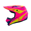 Answer 26 AR1 Mototown Helmet Matte Pink/Hyper Acid/Dark Blue Youth - Large