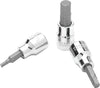 8 Pc 3/8" Met Hex Bit Set