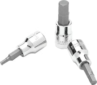 8 Pc 3/8" Met Hex Bit Set