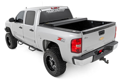 Hard Tri-Fold Flip Up Bed Cover | 5'9" Bed | Chevy/GMC 1500 (07-13) | 49113551