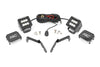 LED Light Kit | Ditch Mount | 2" Black Pair | Flood | Chevy 1500 & Chevy/GMC 2500HD/3500HD (07-14) | 71059