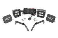 LED Light Kit | Ditch Mount | 2" Black Pair | Spot | Chevy 1500 & Chevy/GMC 2500HD/3500HD (07-14) | 71058