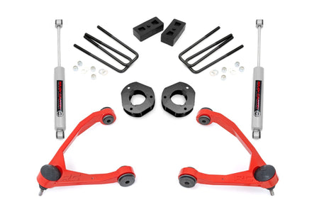 3.5" Lift Kit | Forged UCA | Cast Steel | Chevy/GMC 1500 (07-16) | 19831RED