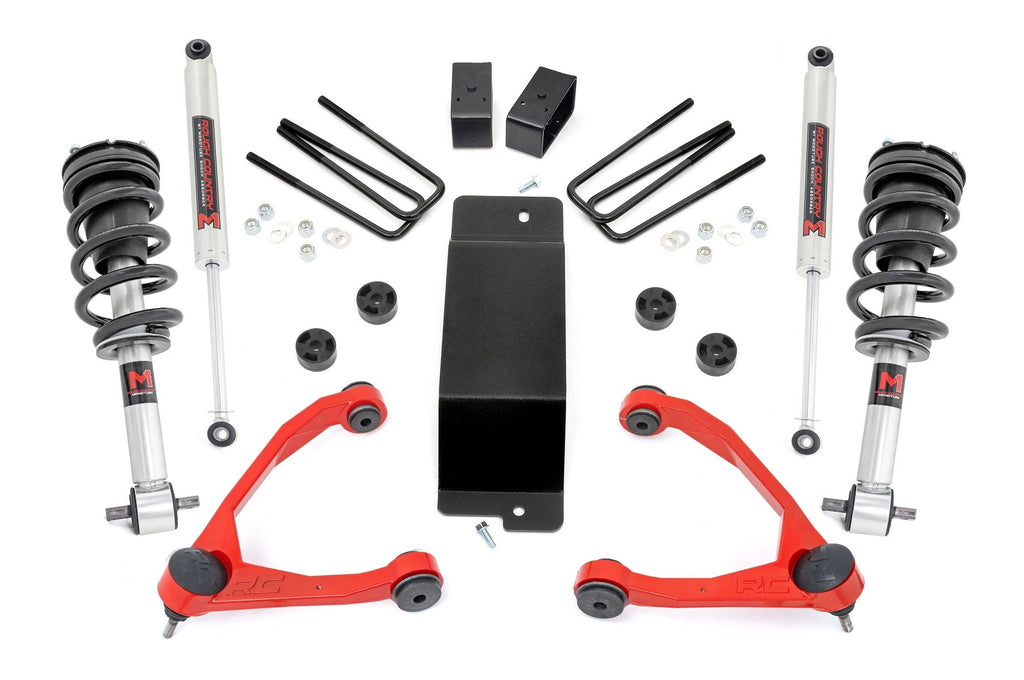 3.5 Inch Lift Kit | Forged UCA | M1 Strut | | Chevy/GMC 1500 (14-16) | 19440RED
